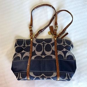 COACH 65th Anniversary Legacy Denim Tote